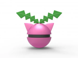 Hoppip orb 3D Print Model