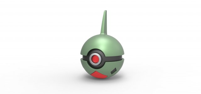 Larvitar orb 3D 프린트 모델 .c4d .max .obj .3ds .fbx .stl .blend 