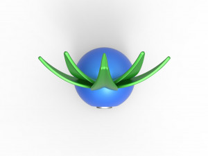 Oddish orb 3Dプリントモデル