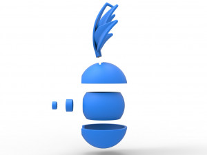 Oddish orb 3Dプリントモデル