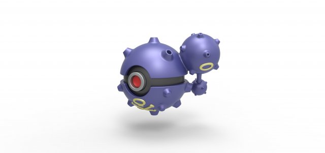 Weezing orb 3D प्रिंट मॉडल .c4d .max .obj .3ds .fbx .stl .blend 
