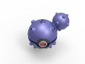 Weezing orb 3D प्रिंट मॉडल