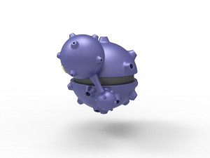 Weezing orb 3D प्रिंट मॉडल