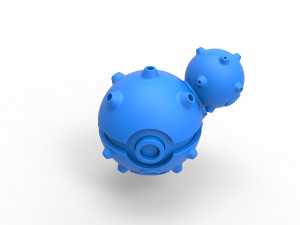 Weezing orb 3D प्रिंट मॉडल