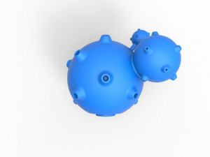 Weezing orb 3D प्रिंट मॉडल