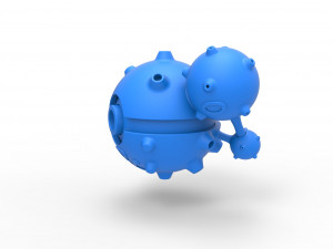 Weezing orb 3D प्रिंट मॉडल