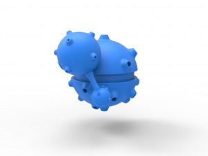Weezing orb 3D प्रिंट मॉडल