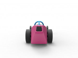 Front engine old school dragster with shell Version 5 Scale 1 to 25 3D प्रिंट मॉडल