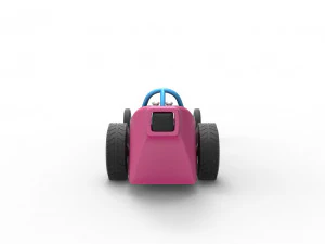 Front engine old school dragster with shell Version 5 Scale 1 to 25 3D Print Model