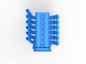 Straight-six engine Scale 1 to 25 3D 프린트 모델