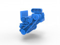 Supercharged straight-six engine Scale 1 to 25 3D Print Model