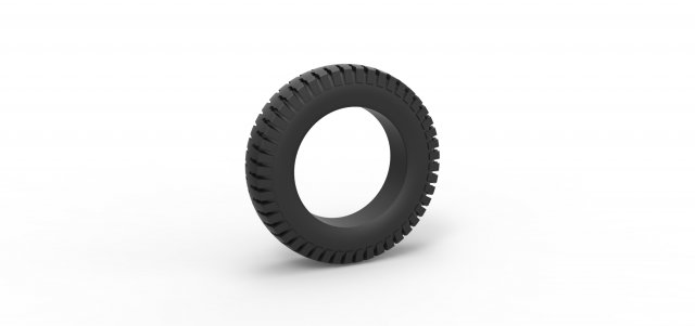 Military tire 8 Scale 1 to 10 Model do druku 3D .c4d .max .obj .3ds .fbx .stl .blend 