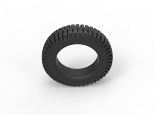 Military tire 8 Scale 1 to 10 Model do druku 3D