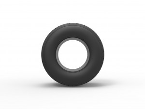 Dirt Sprint racing tire 5 Scale 1 to 25 Modèles 3D en vedette