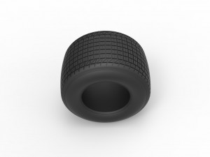Dirt Sprint racing tire 5 Scale 1 to 25 Modèles 3D en vedette