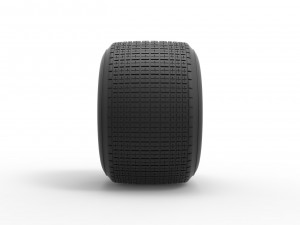 Dirt Sprint racing tire 11 Scale 1 to 25 3D Print Model