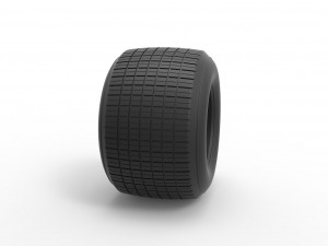 Dirt Sprint racing tire 13 Scale 1 to 25 Modelo de Impressão 3D