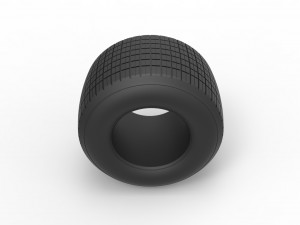 Dirt Sprint racing tire 13 Scale 1 to 25 Modelo de Impressão 3D