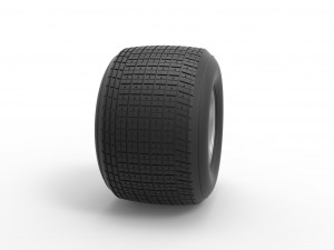 Rear wheel from Sprint car Scale 1 to 25 Modelo de impresión 3D