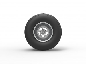 Rear wheel from Sprint car Scale 1 to 25 Modelo de impresión 3D