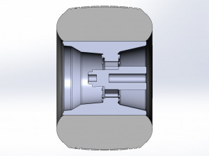 Rear wheel from Sprint car Scale 1 to 25 Modelo de impresión 3D