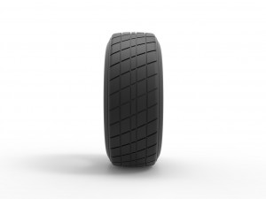 Dirt Sprint racing front tire 2 Scale 1 to 25 Modèles 3D en vedette