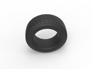 Dirt Sprint racing front tire 4 Scale 1 to 25 3Dプリントモデル