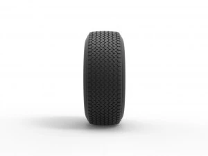 Front wheel from Sprint car Scale 1 to 25 3D Print Model