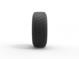 Dirt Sprint racing front tire 5 Scale 1 to 25 3D-printmodel