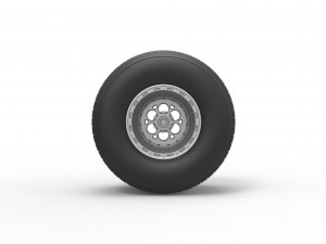 Rear wheel from Sprint car Version 2 Scale 1 to 25 3D 프린트 모델