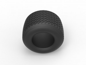 Dirt Sprint racing tire 15 Scale 1 to 25 3D Принт Модель