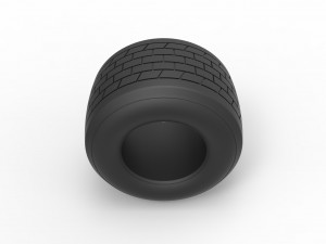Dirt Sprint racing tire 17 Scale 1 to 25 Model do druku 3D