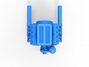 Engine V8 for Sprint car Scale 1 to 25 3D Baskı Modeli