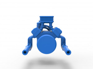 Engine V8 for Sprint car Scale 1 to 25 3D Baskı Modeli