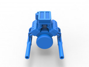 Engine V8 for Sprint car Scale 1 to 25 3D Baskı Modeli