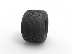 Dirt Sprint racing tire 19 Scale 1 to 25 3D प्रिंट मॉडल