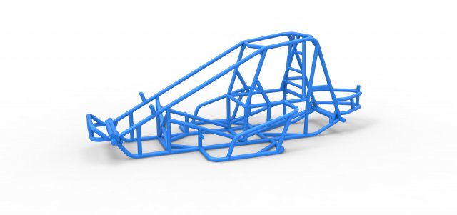 Frame for Sprint car Scale 1 to 25 Modelo de Impressão 3D .c4d .max .obj .3ds .fbx .stl .blend 