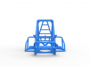 Frame for Sprint car Scale 1 to 25 Modelo de Impressão 3D