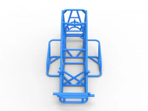 Frame for Sprint car Scale 1 to 25 3D Print Model