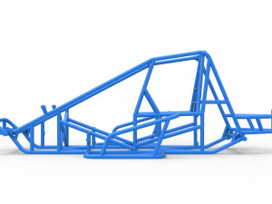 Frame for Sprint car Scale 1 to 25 Modelo de Impressão 3D