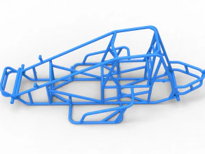 Frame for Sprint car Scale 1 to 25 3D Print Model