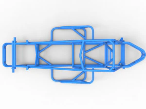 Frame for Sprint car Scale 1 to 25 3D Print Model