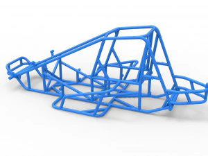 Frame for Sprint car Scale 1 to 25 3D Print Model