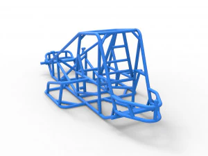 Frame for Sprint car Scale 1 to 25 3D Print Model