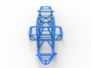 Frame for Sprint car Scale 1 to 25 Modelo de Impressão 3D