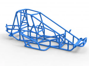 Frame for Sprint car Scale 1 to 25 3D Print Model