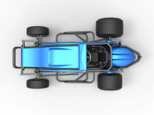Sprint car Scale 1 to 25 3D Print Model
