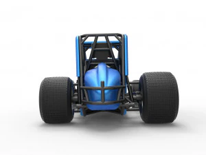 Sprint car Scale 1 to 25 3D Print Model