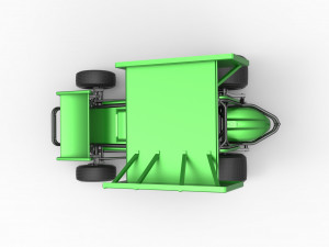 Winged Sprint car Scale 1 to 25 Modelo de impresión 3D
