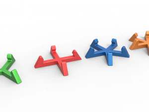 Підставка для покеболу Набір 3 3D Принт Модель